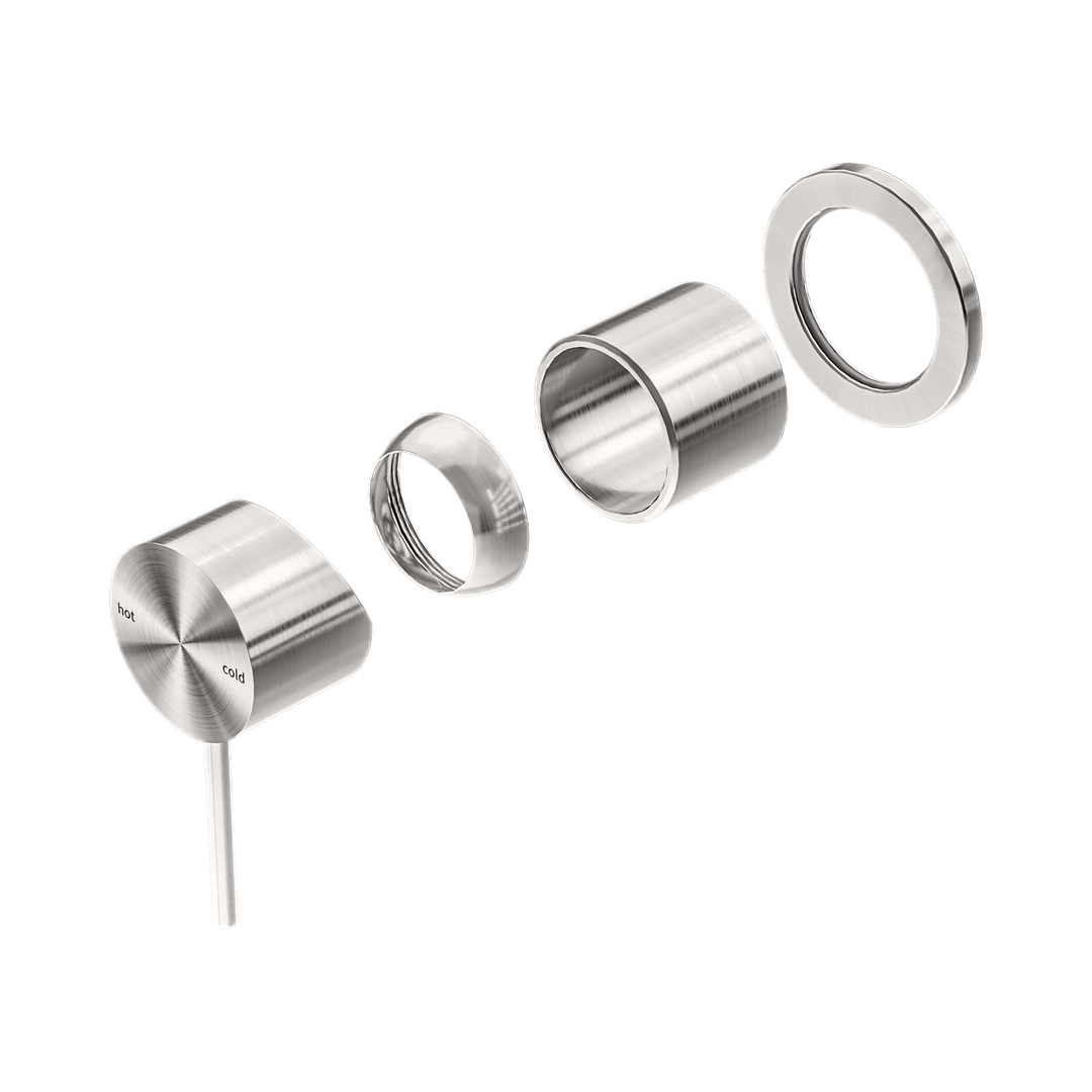 Nero Mecca Shower Mixer 60Mm Plate Trim Kits Only Brushed Nickel