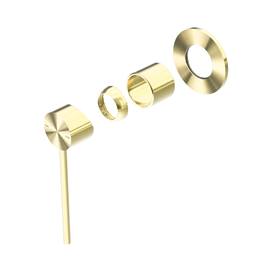 Nero Mecca Care Shower Mixer Trim Kits Only Brushed Gold