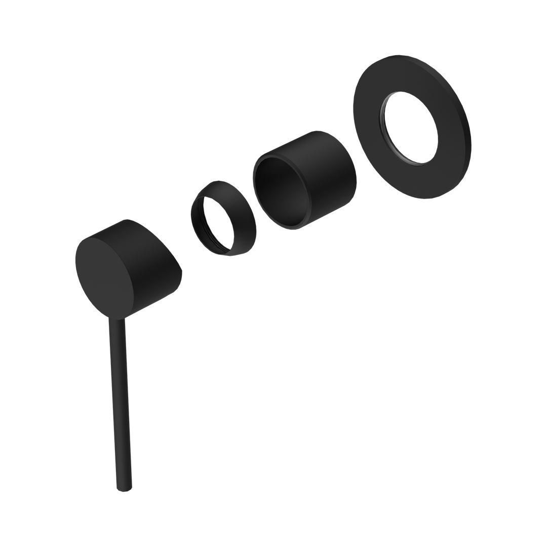 Nero Mecca Care Shower Mixer Trim Kits Only Matte Black
