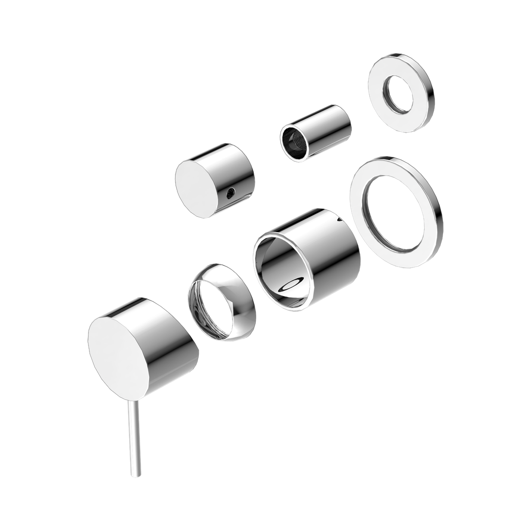 Nero Mecca Shower Mixer With Diverter Separate Back Plate Trim Kits Only Chrome