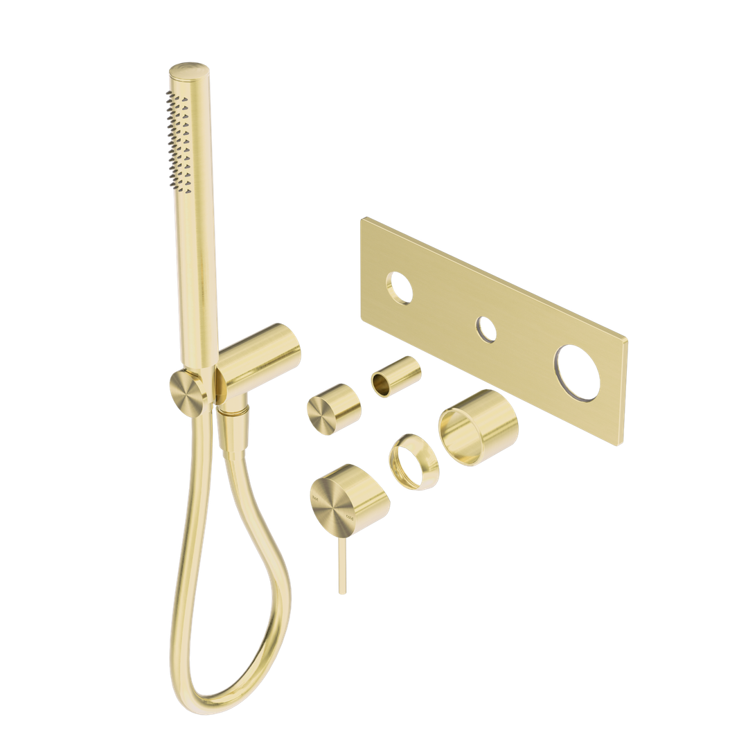 Nero Mecca Shower Mixer Diverter System Trim Kits Only Brushed Gold