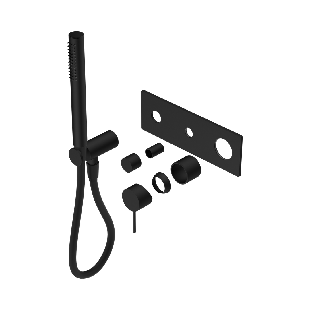Nero Mecca Shower Mixer Diverter System Trim Kits Only Matte Black
