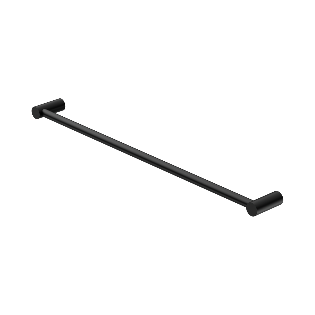Nero New Mecca Single Towel Rail 600Mm Matte Black