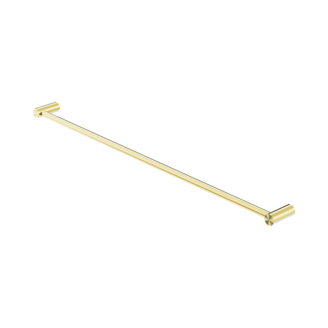Nero New Mecca Single Towel Rail 800Mm Brushed Gold