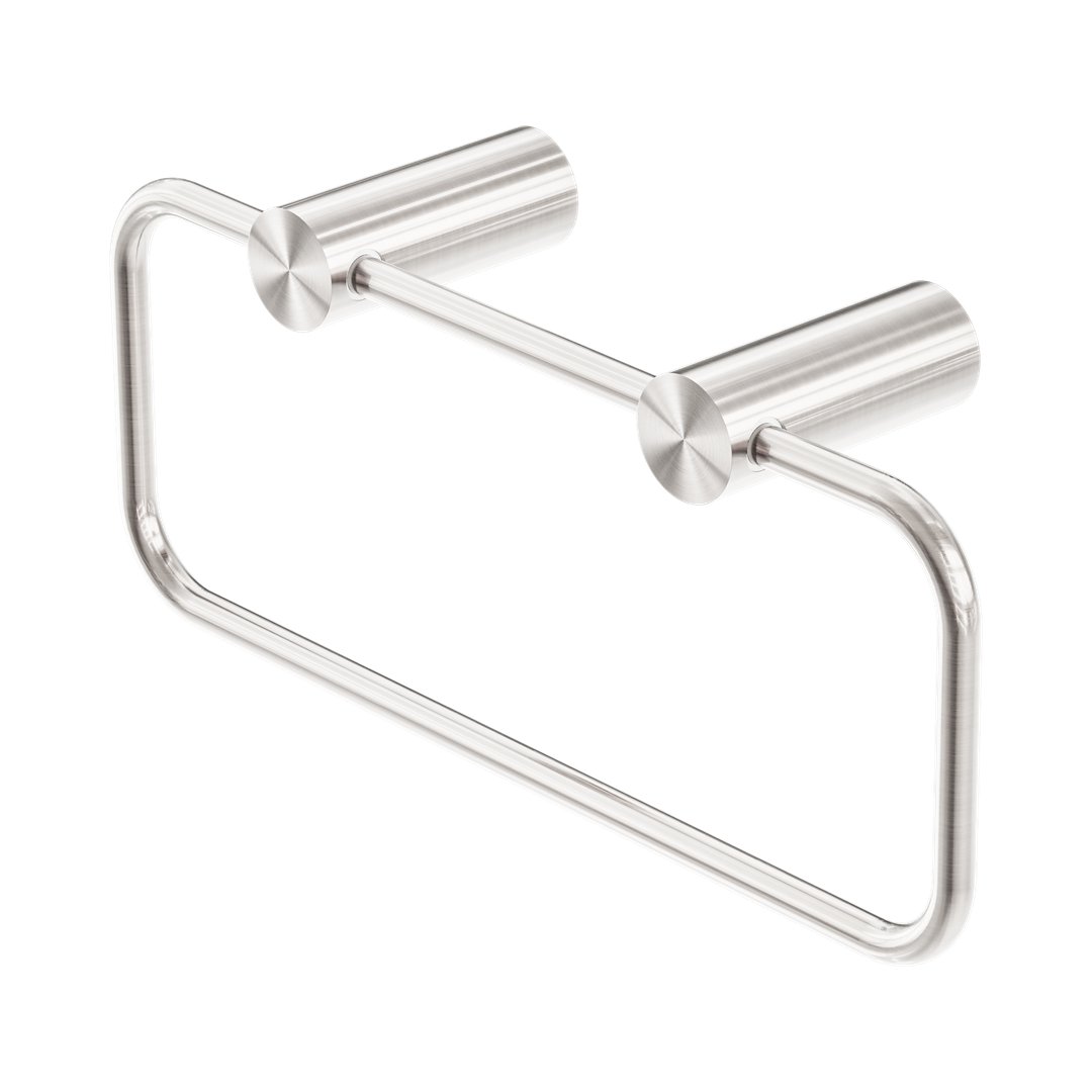 Nero New Mecca Towel Ring Brushed Nickel