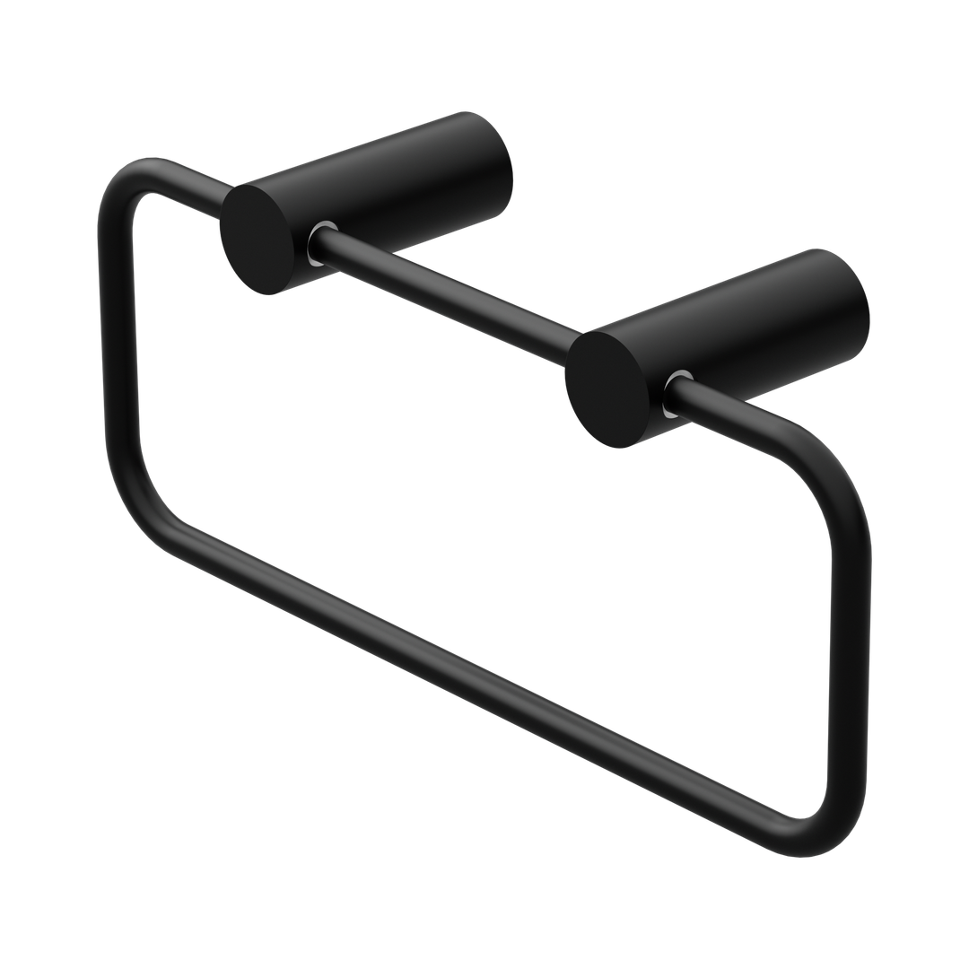 Nero New Mecca Towel Ring Matte Black