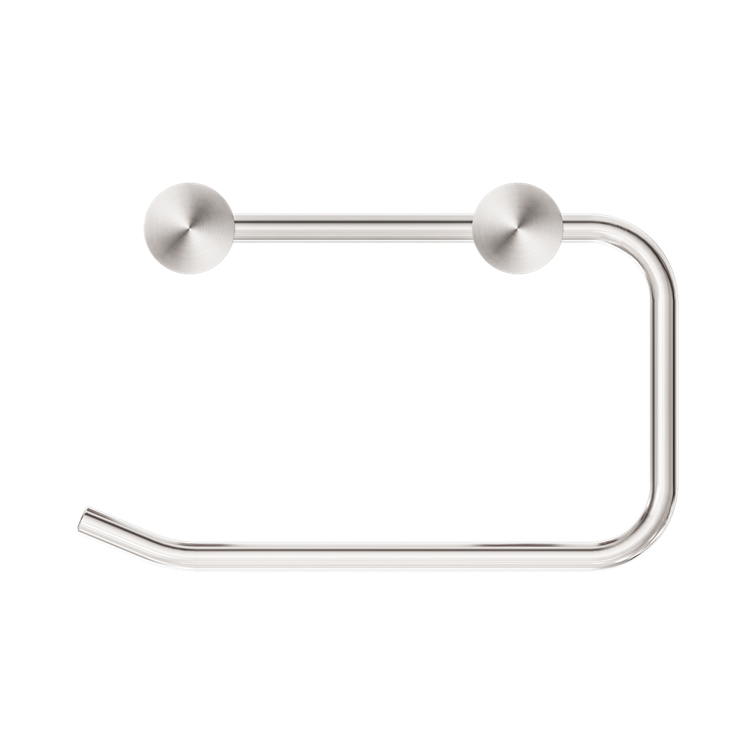 Nero New Mecca Toilet Roll Holder - Brushed Nickel