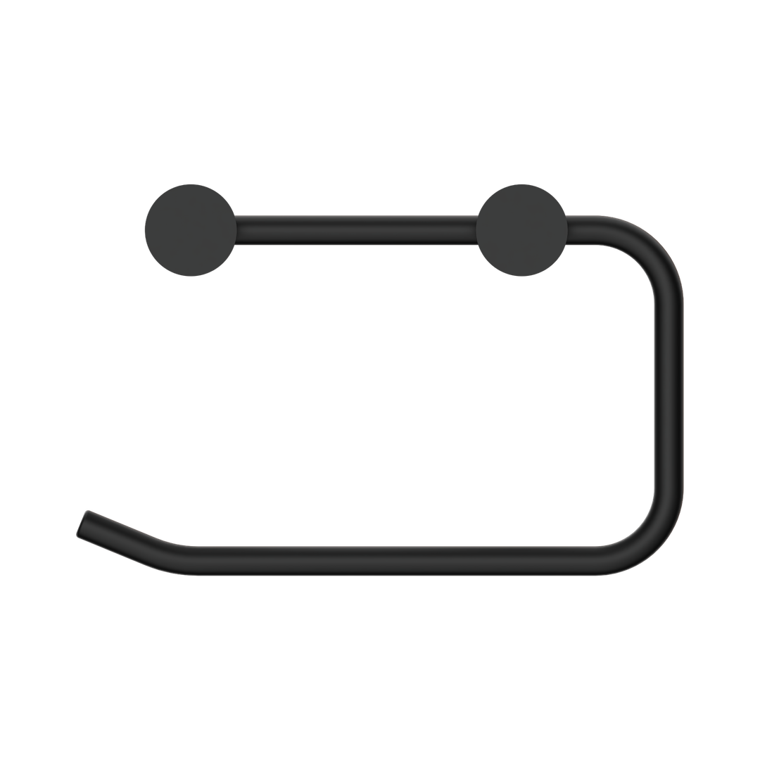 Nero New Mecca Toilet Roll Holder - Matt Black