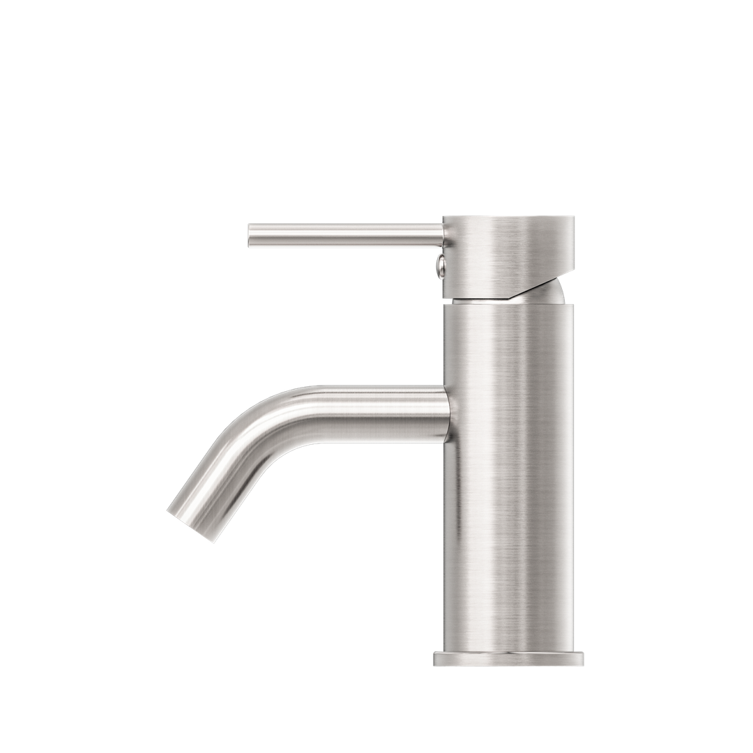 Nero Dolce Basin Mixer Stylish Spout Brushed Nickel