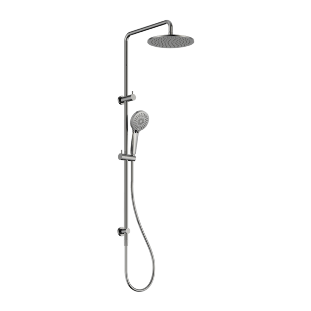 Nero Round Twin Shower Chrome