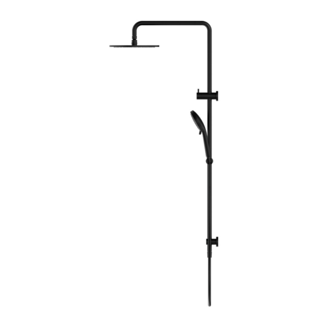 Nero Round Twin Shower Matte Black