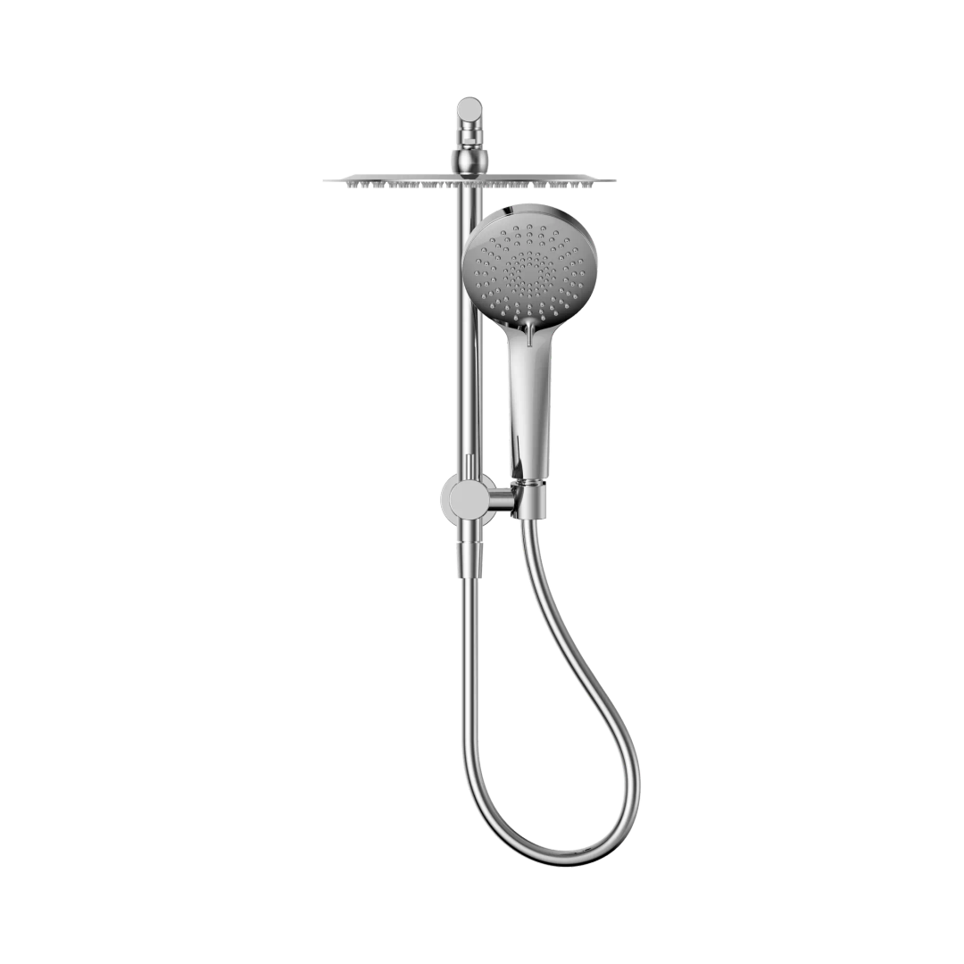 Nero Mecca 2 In 1 Twin Shower Chrome