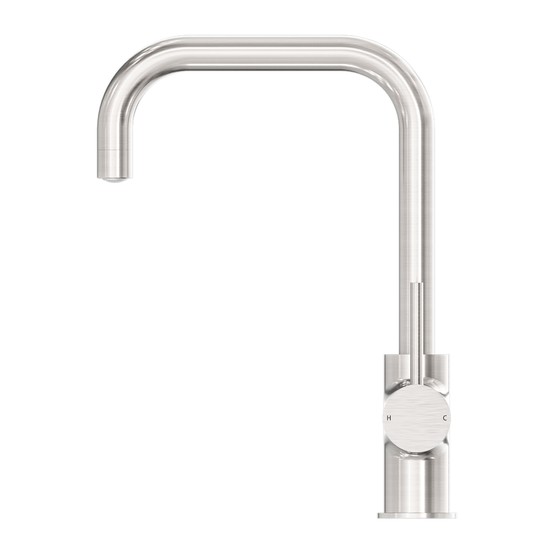 Nero Dolce Kitchen Mixer Square Shape Brushed Nickel