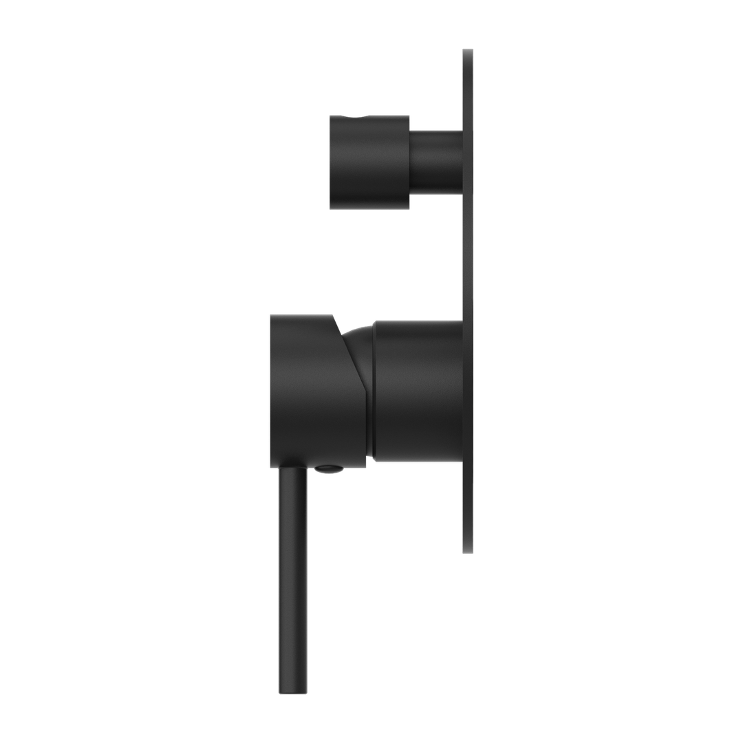 Nero Dolce Shower Mixer With Divertor - Matt Black