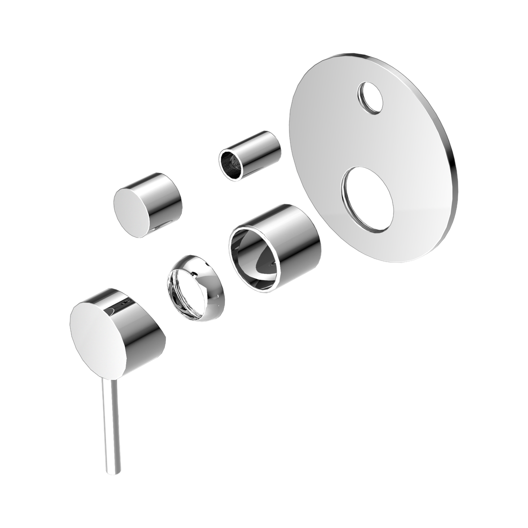Nero Dolce Shower Mixer With Diverter Trim Kits Only Chrome
