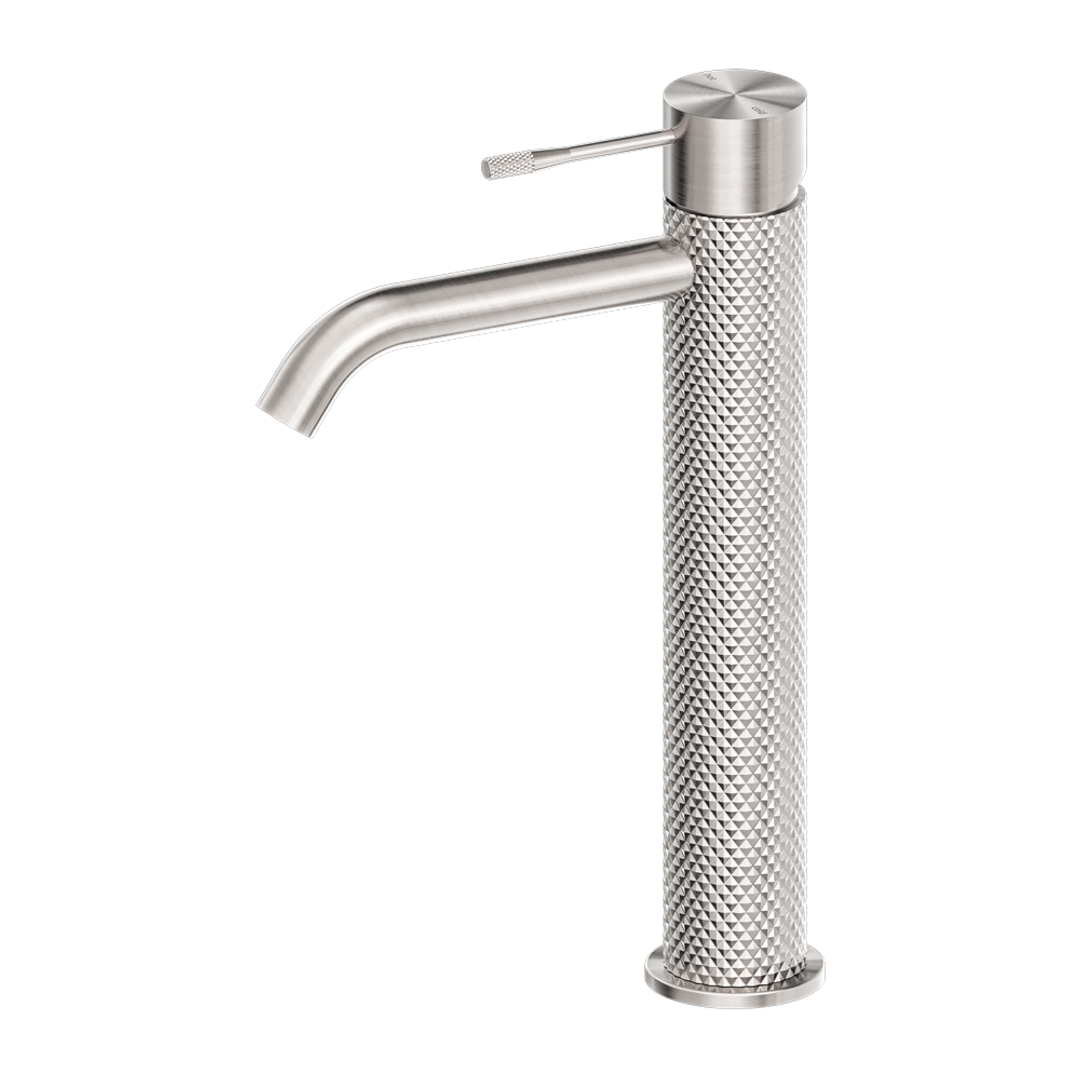 Opal Tall Basin Mixer Brushed Nickel