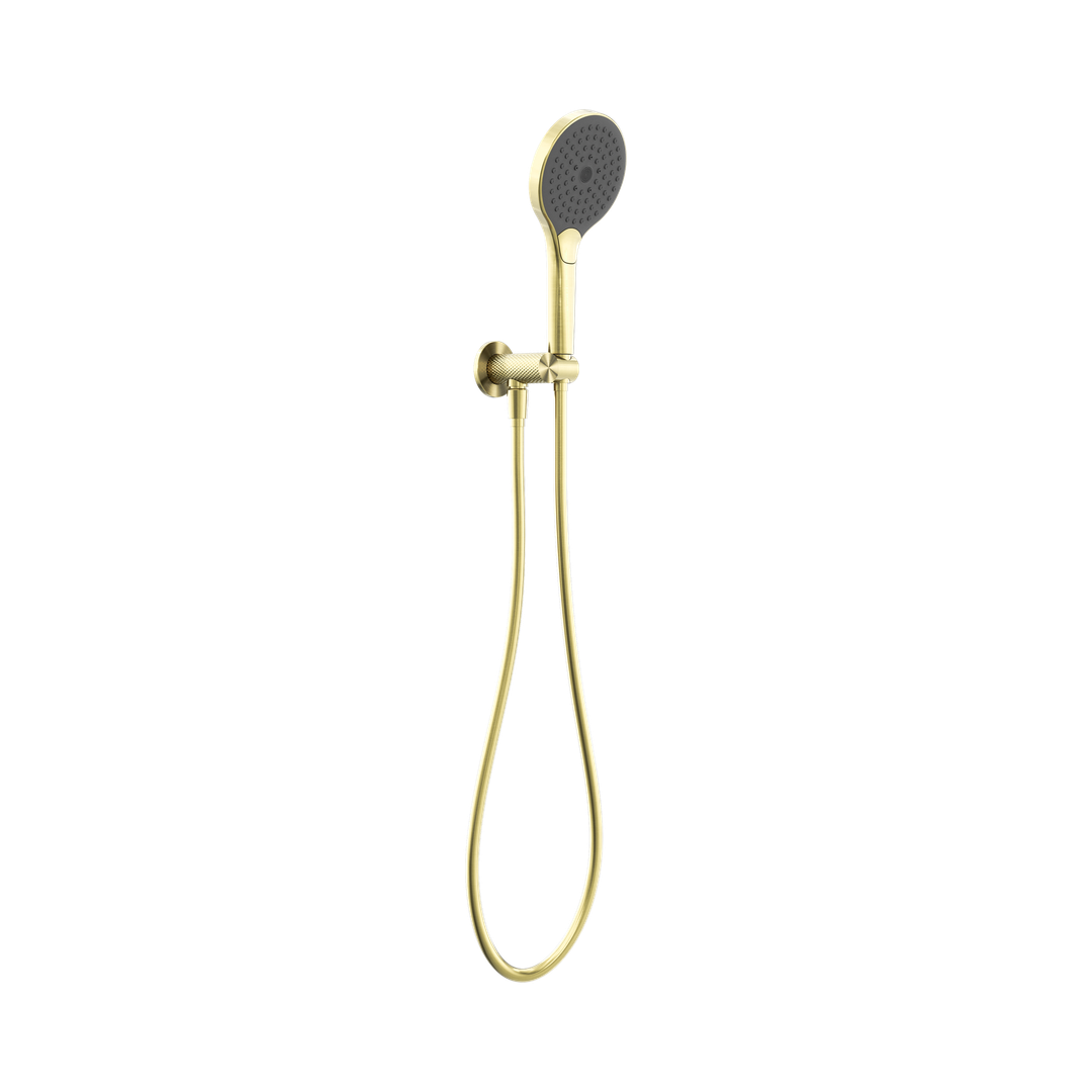 Opal Nero Shower On Bracket With Air Nero Shower Ii - Brushed Gold