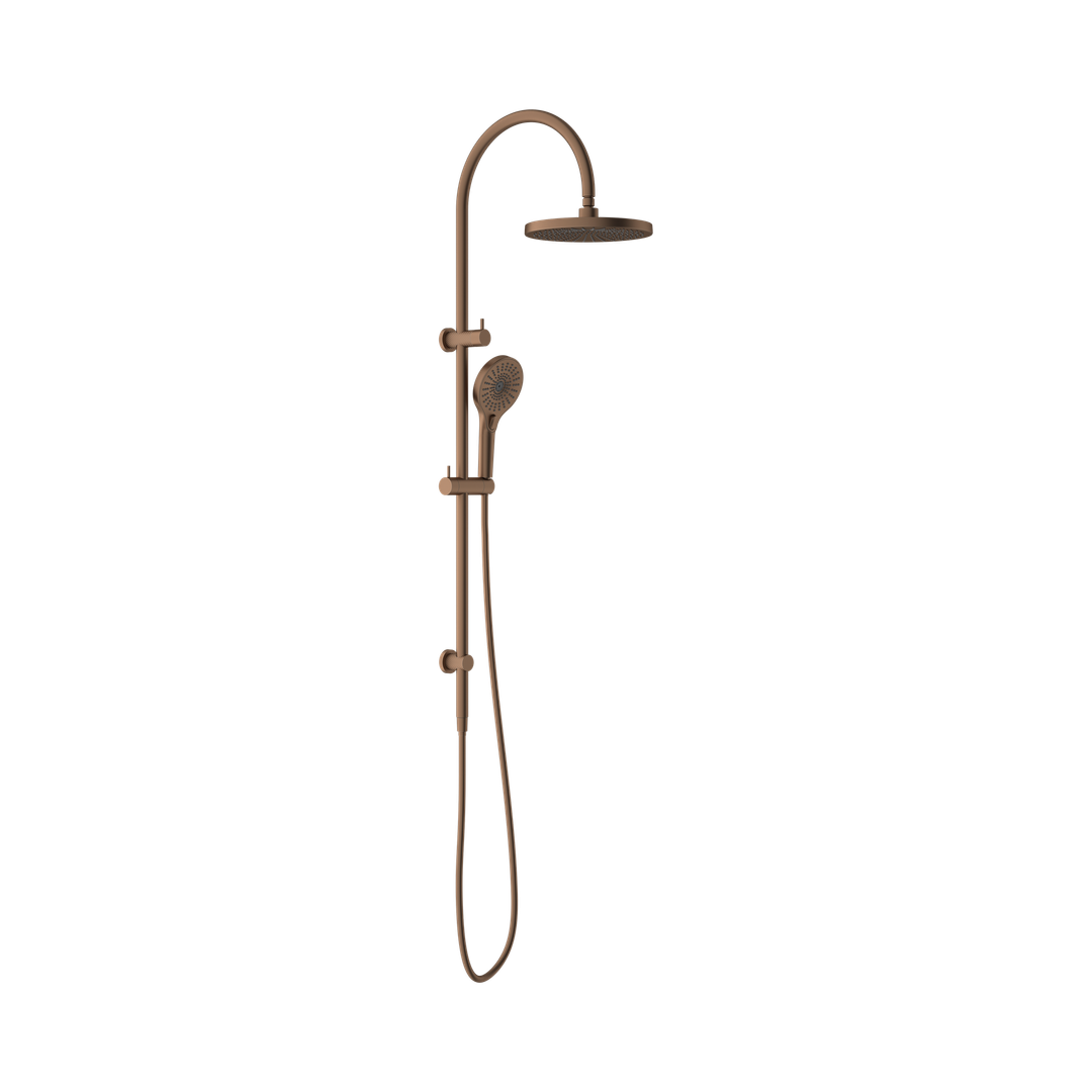 Opal Twin Nero Shower - Brushed Bronze