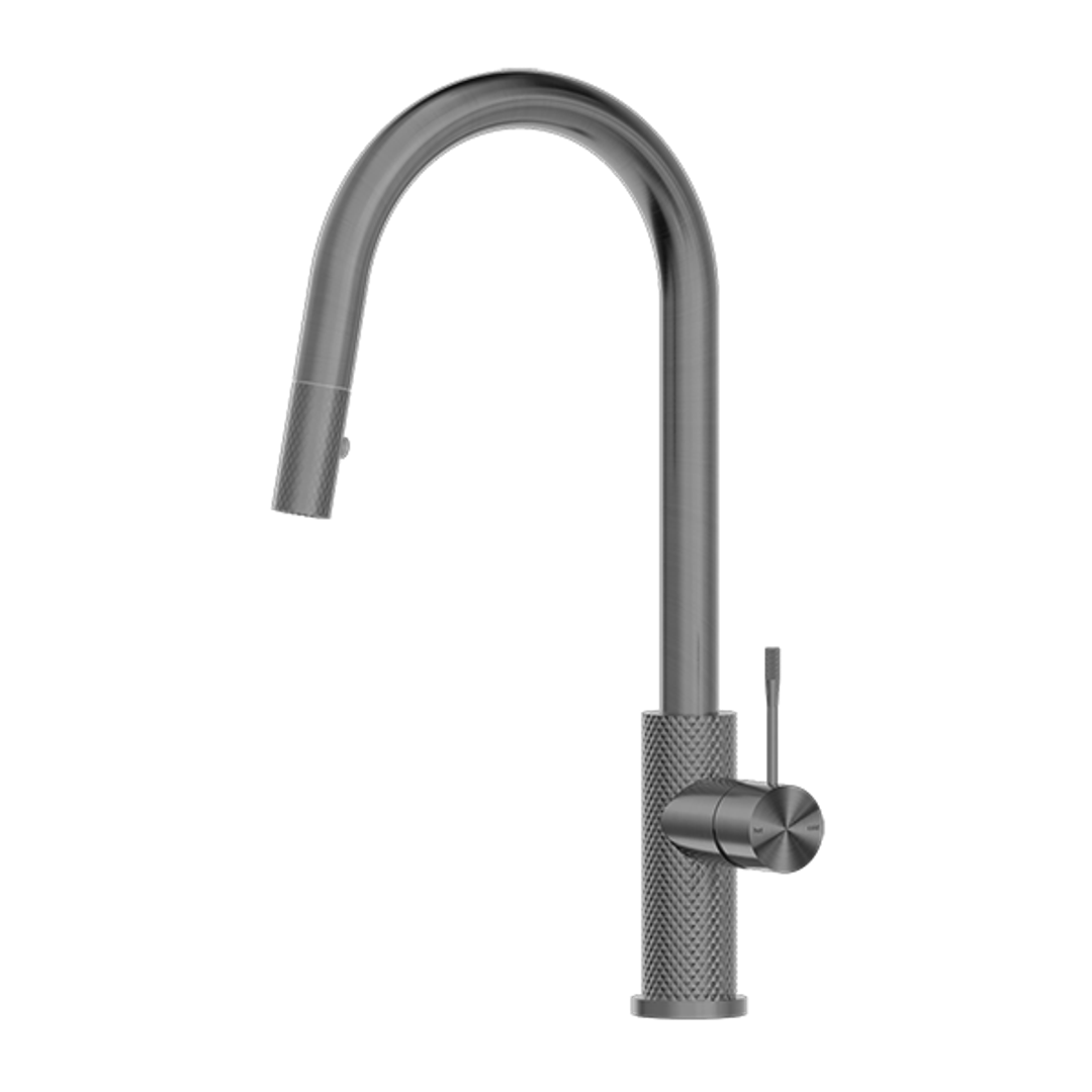 Nero Opal Pull Out Sink Mixer with Veggie Spray - Graphite