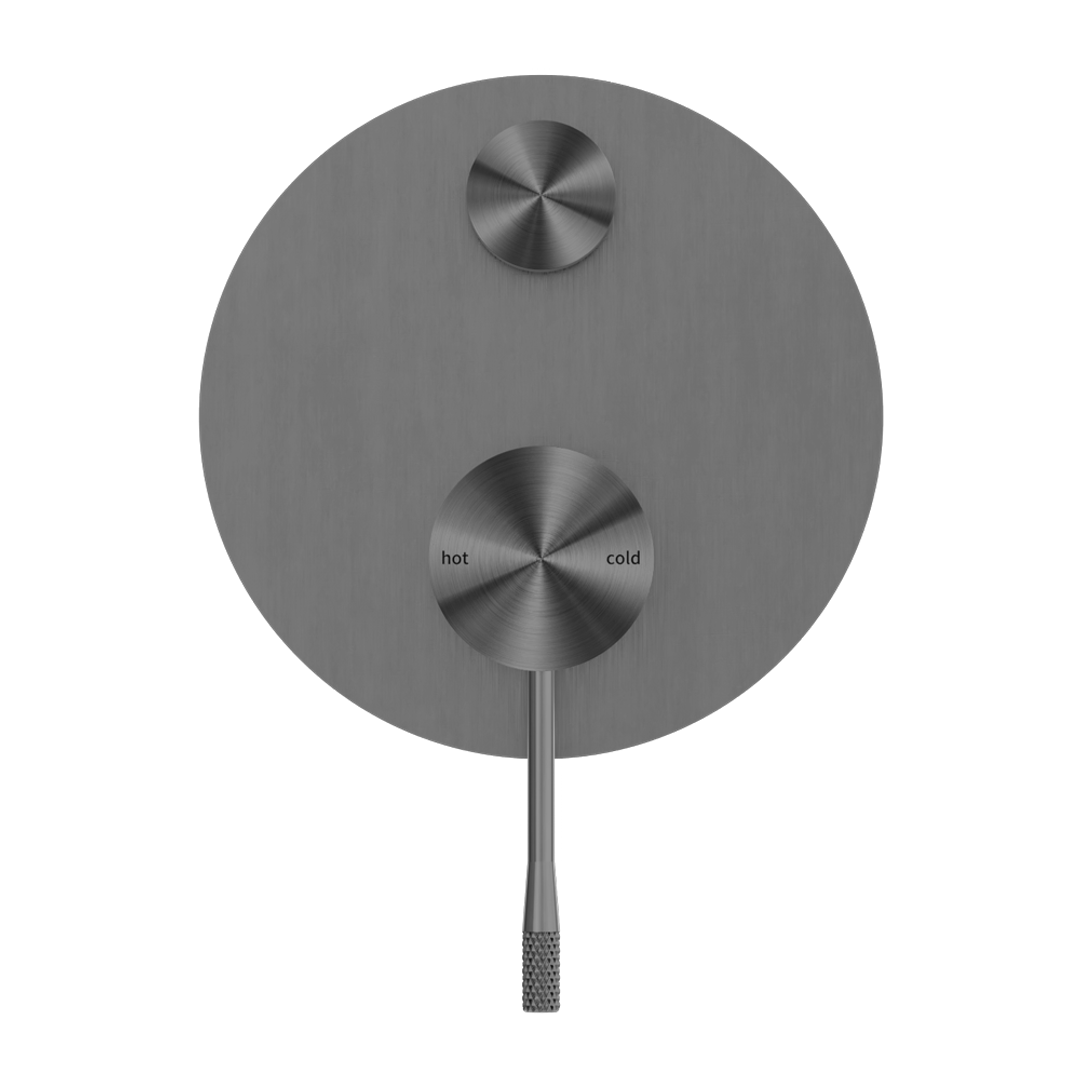 Opal Shower Mixer With Divertor Gunmetal