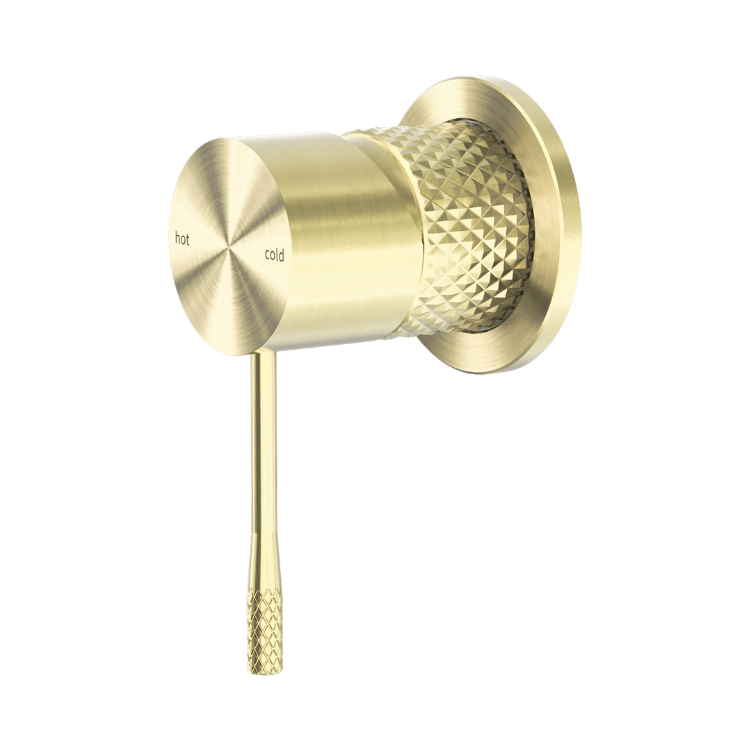 Nero Opal Shower Mixer 60Mm Plate Brushed Gold