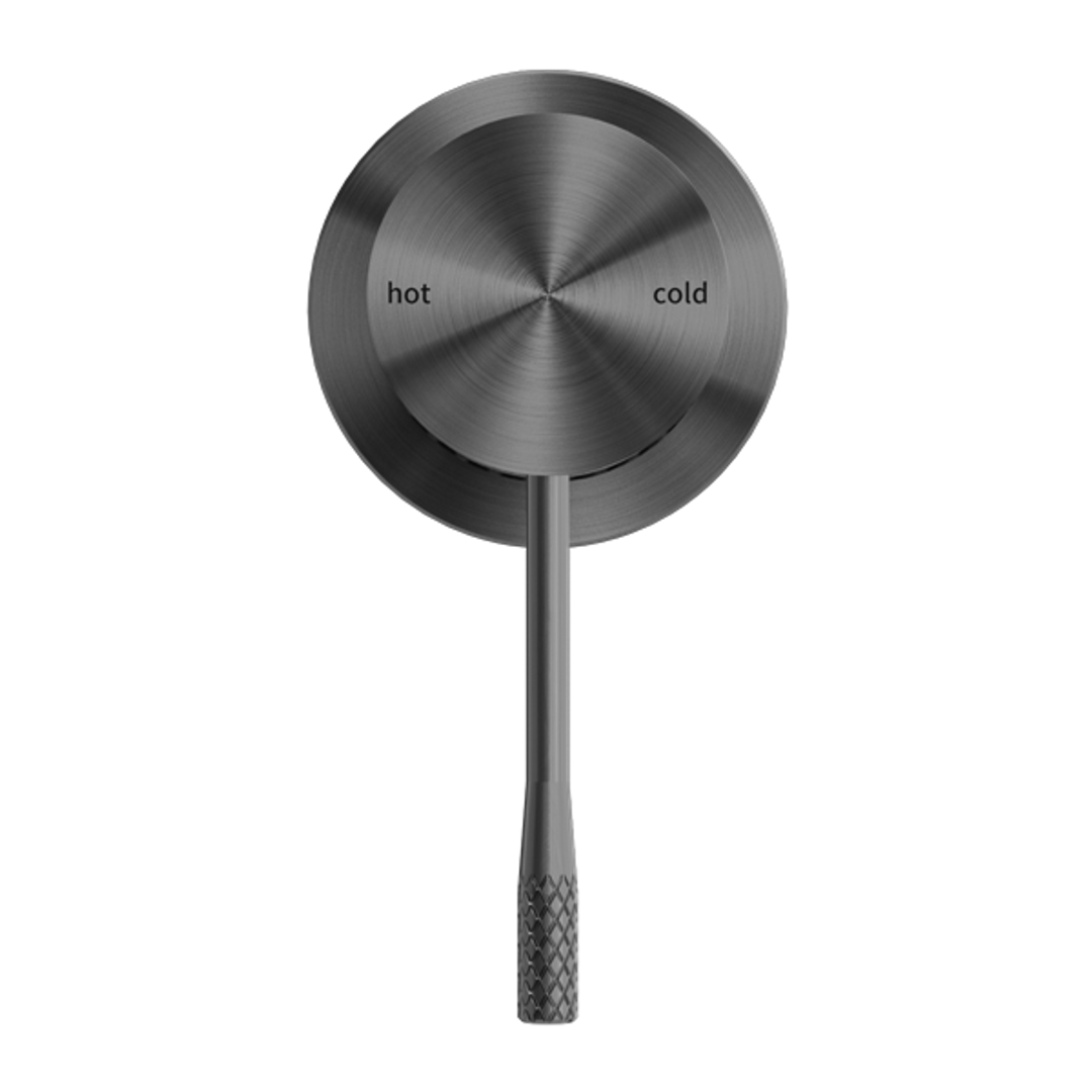 Nero Opal Shower Mixer With 60mm Plate Graphite