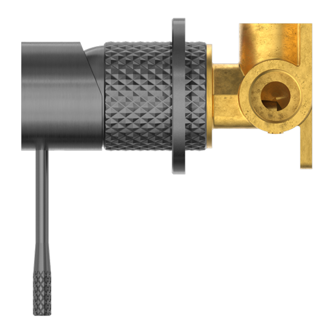 Nero Opal Shower Mixer With 60mm Plate Graphite