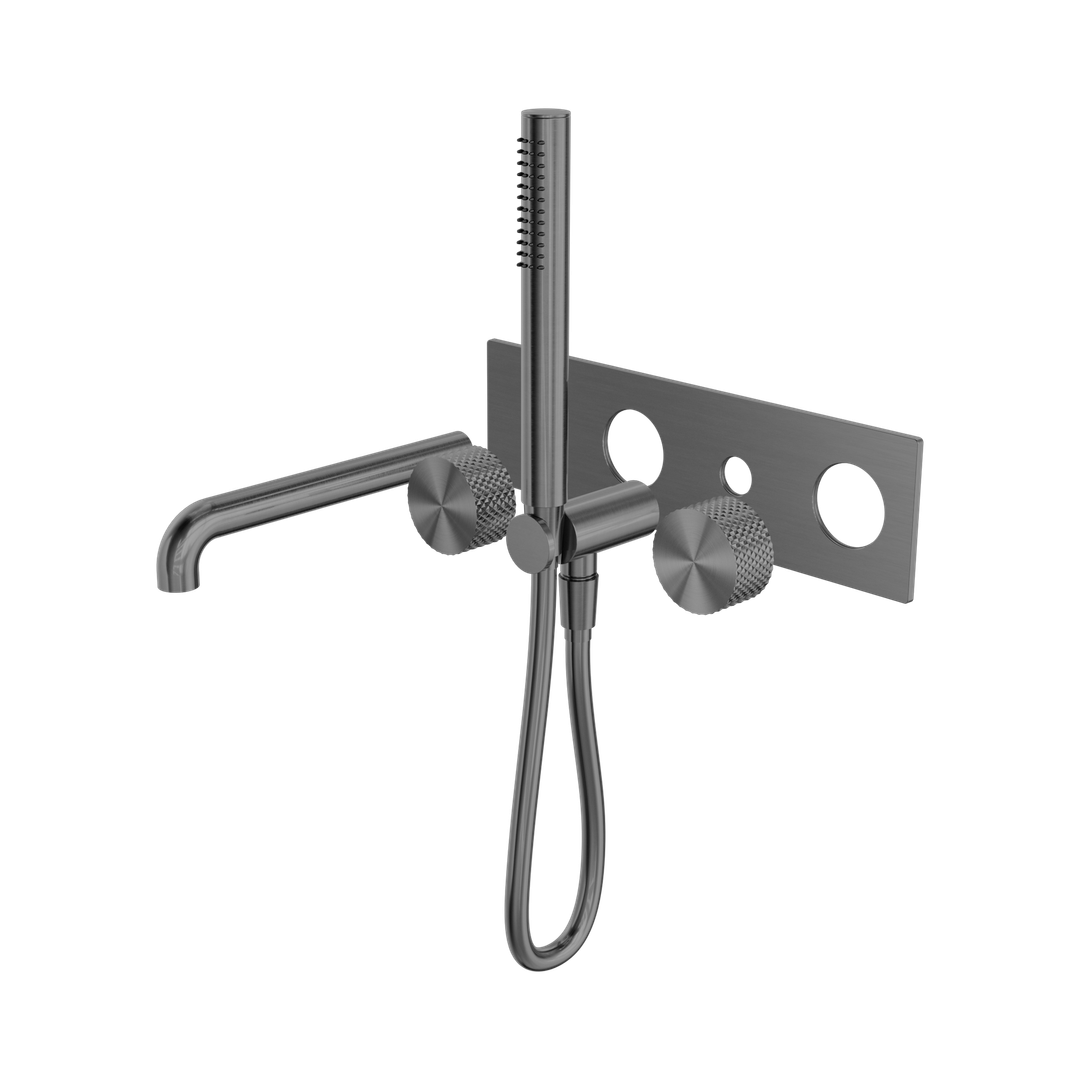 Nero Opal Progressive Shower System With Spout 230Mm Trim Kits Only Graphite