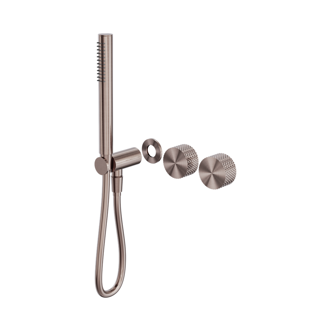 Nero Opal Progressive Shower System Separate Plate Trim Kits Only Brushed Bronze