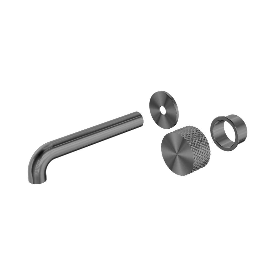 Nero Opal Progressive Wall Basin/Bath Set 230Mm Trim Kits Only Graphite