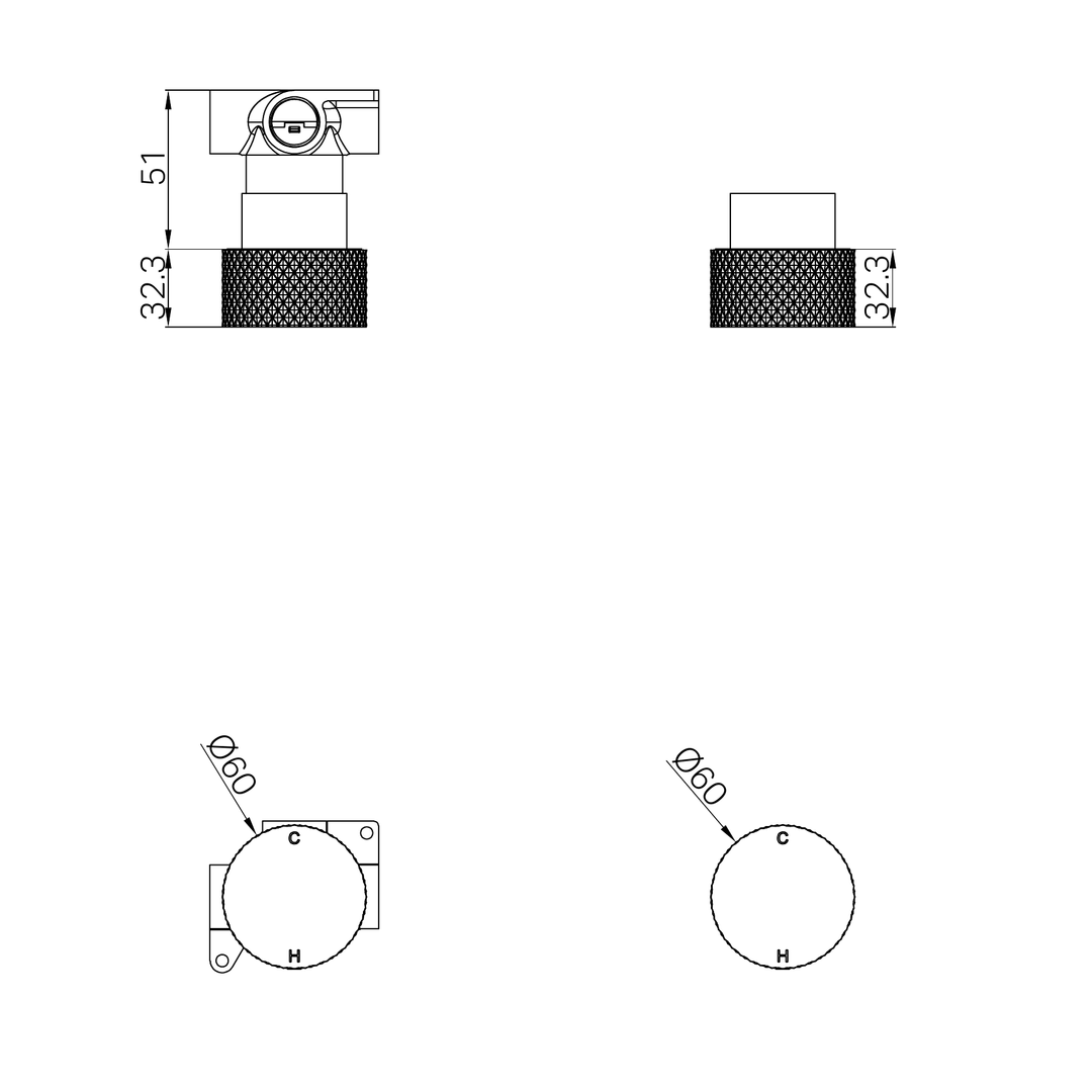 Nero Opal Progressive Shower Mixer Graphite