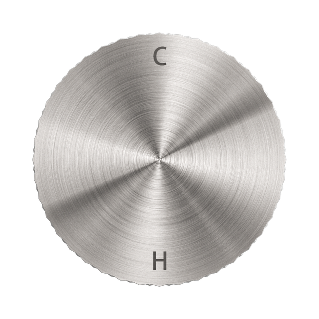 Nero Opal Progressive Shower Mixer Brushed Nickel