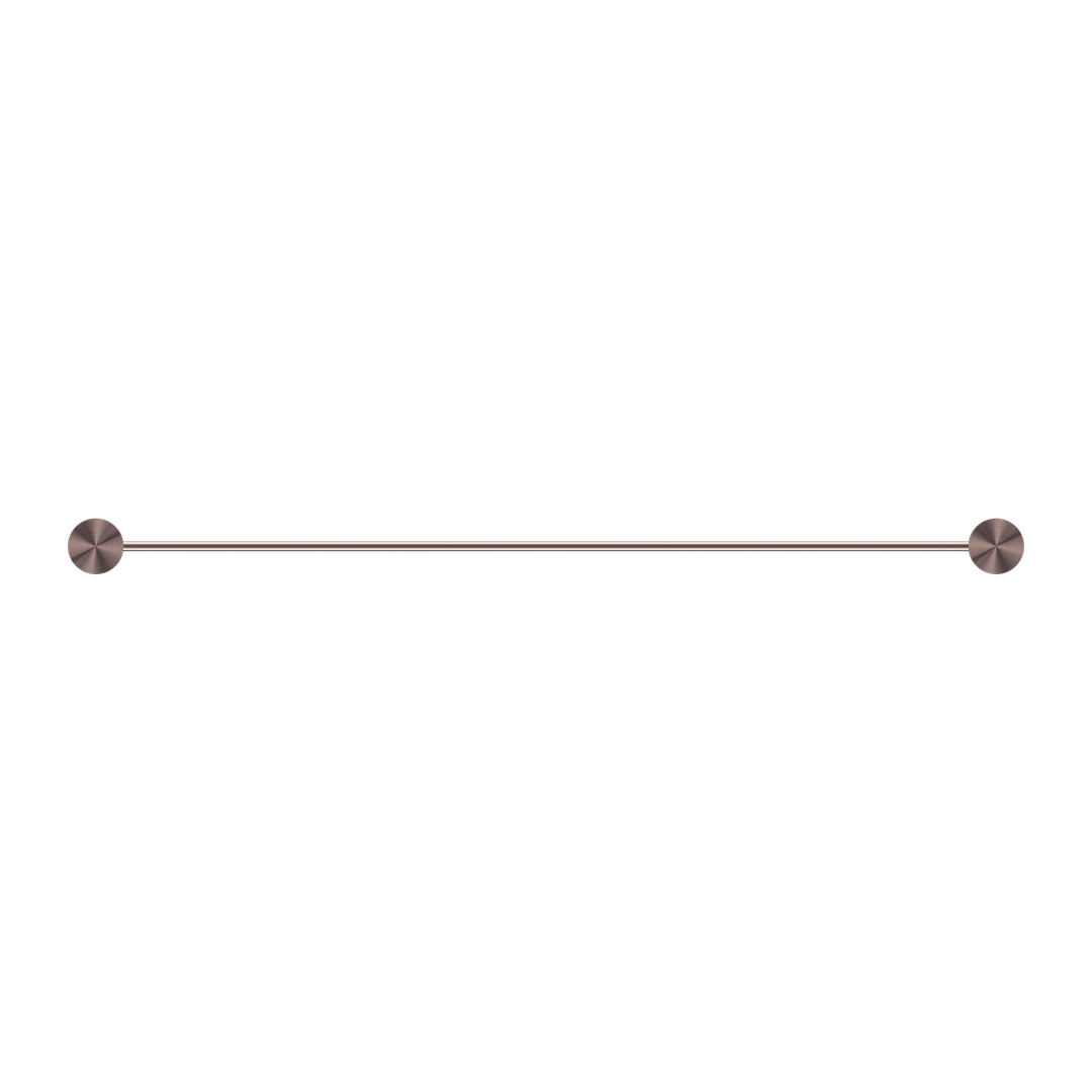 Nero Opal Double Towel Rail Brushed Bronze 600mm
