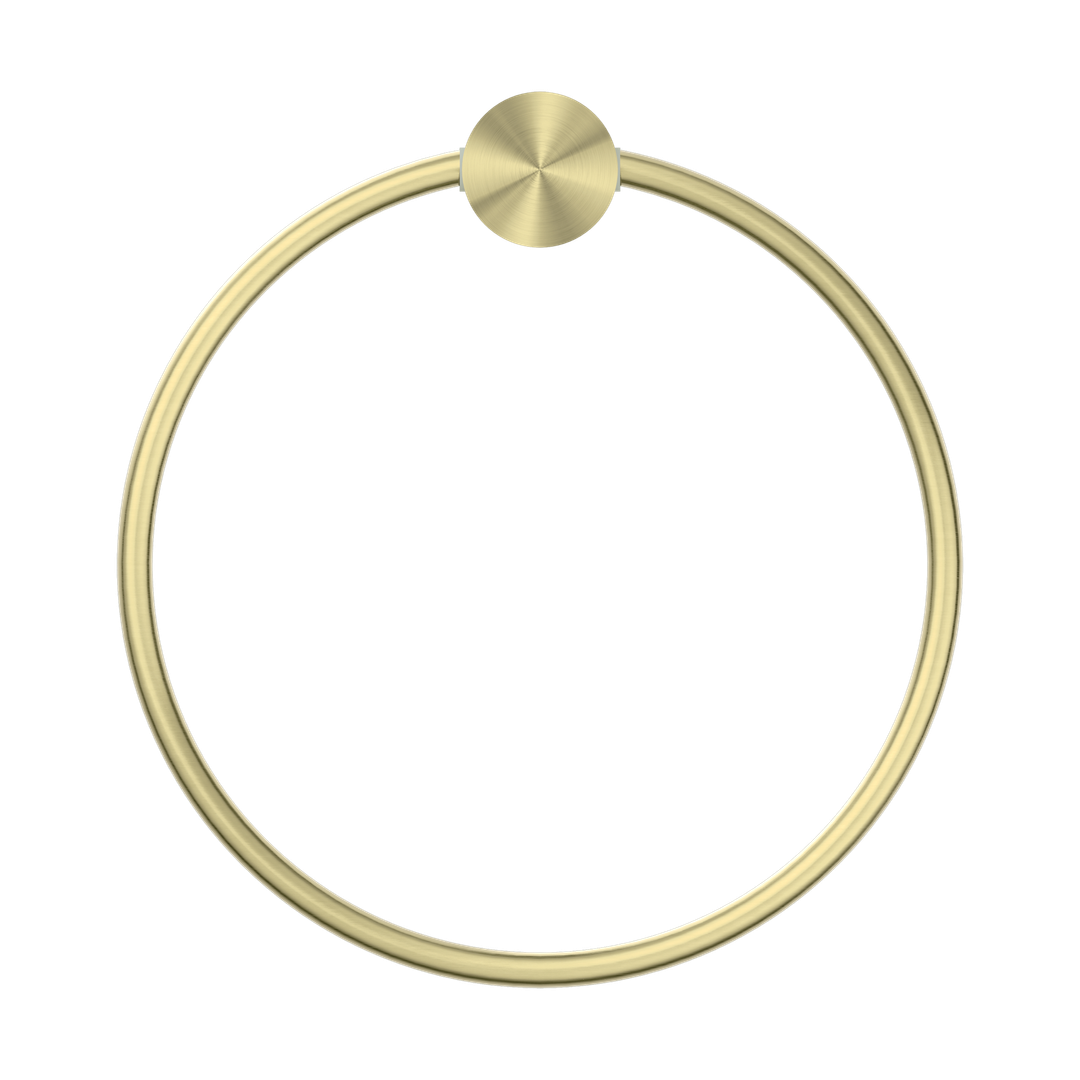 Opal Towel Ring Brushed Gold