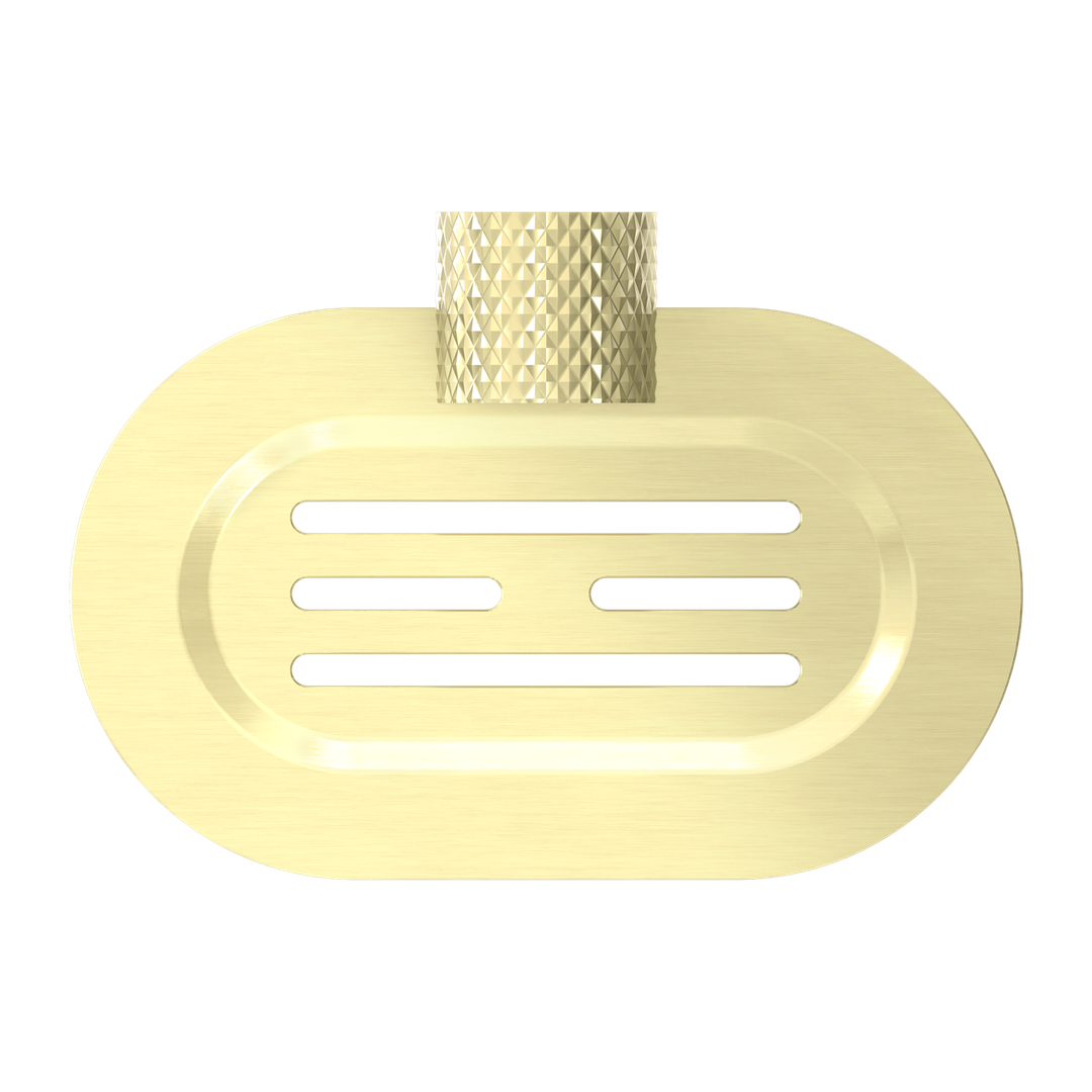 Opal Soap Dish Holder Brushed Gold