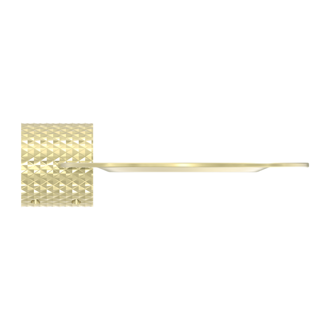 Nero Opal Metal Shelf Brushed Gold
