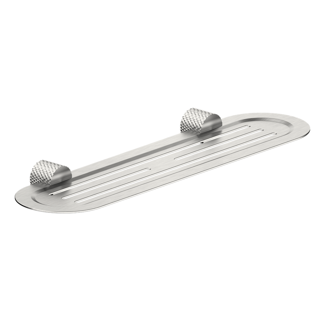 Nero Opal Metal Shelf Brushed Nickel