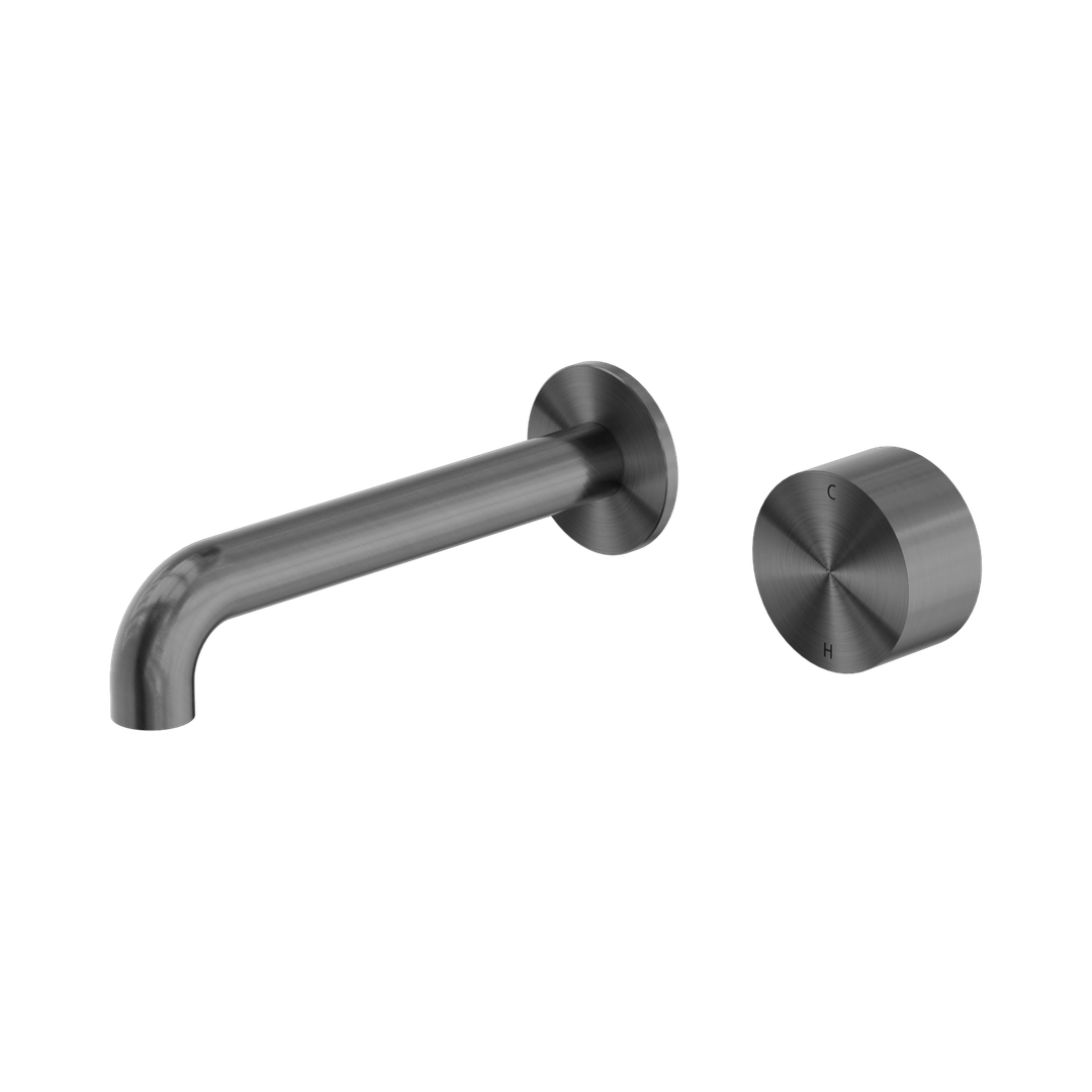 Nero Kara Progressive Wall Basin/Bath Set 185Mm Gun Metal