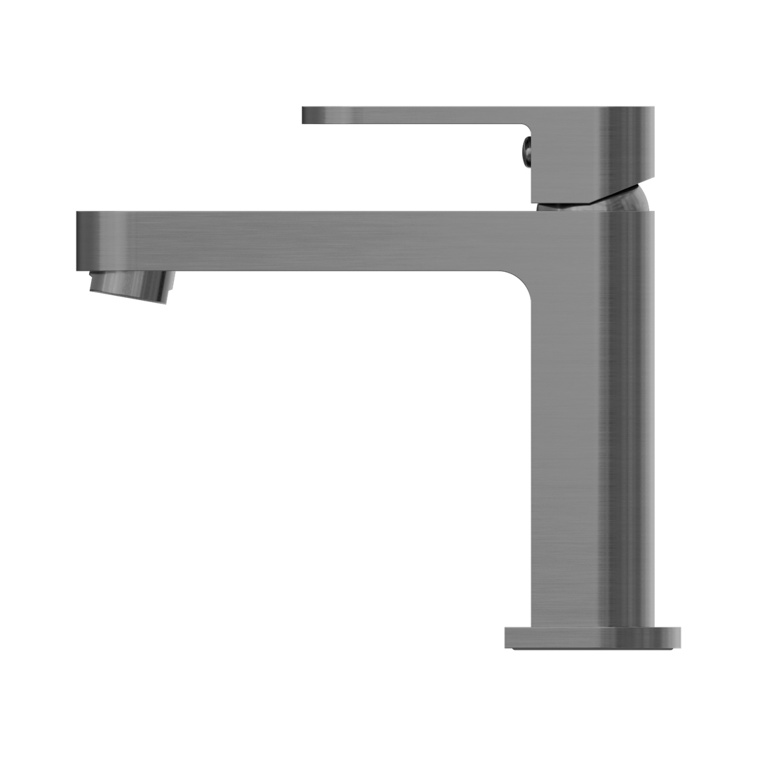 Nero Ecco Basin Mixer - Gun Metal