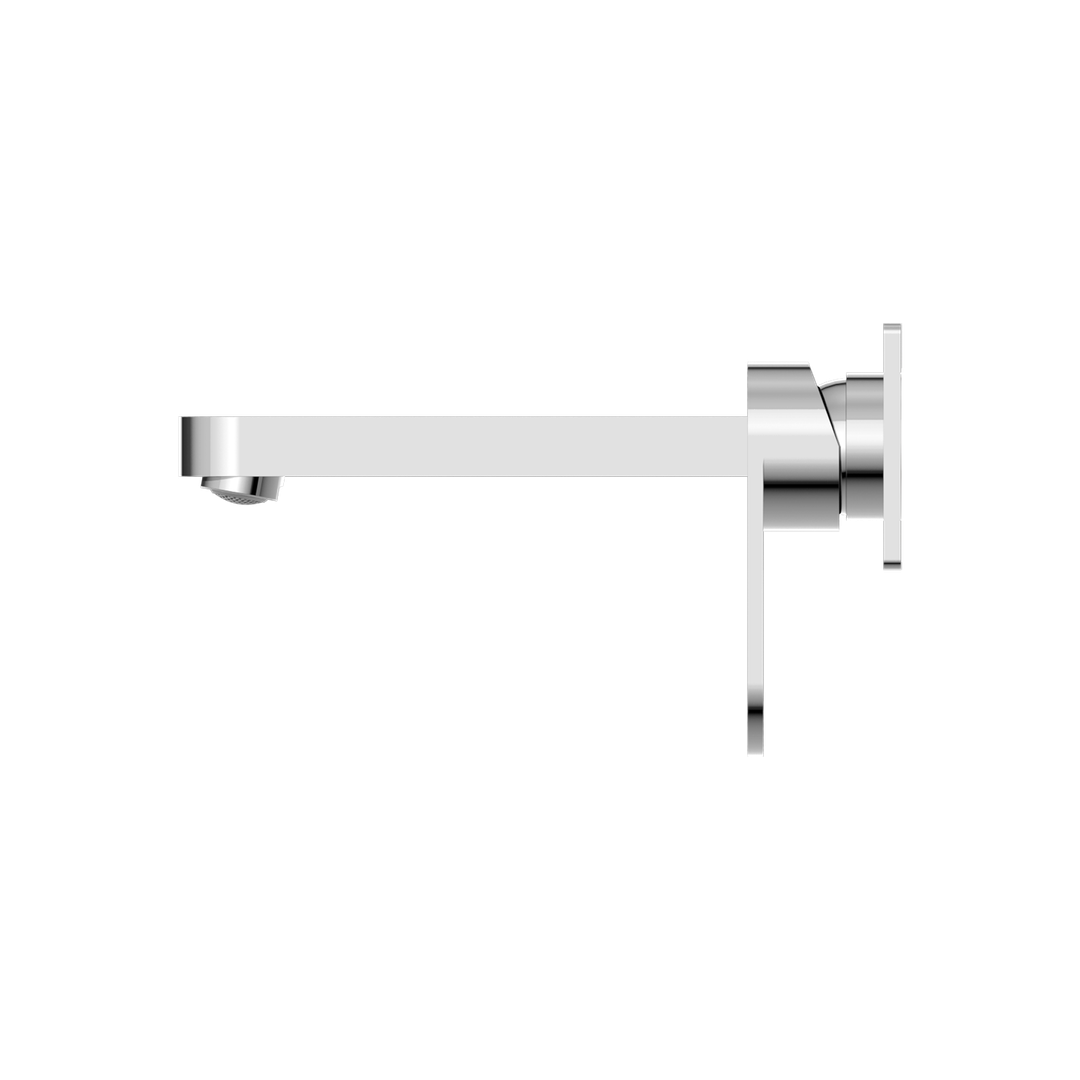 Nero Ecco Wall Basin Mixer - Chrome