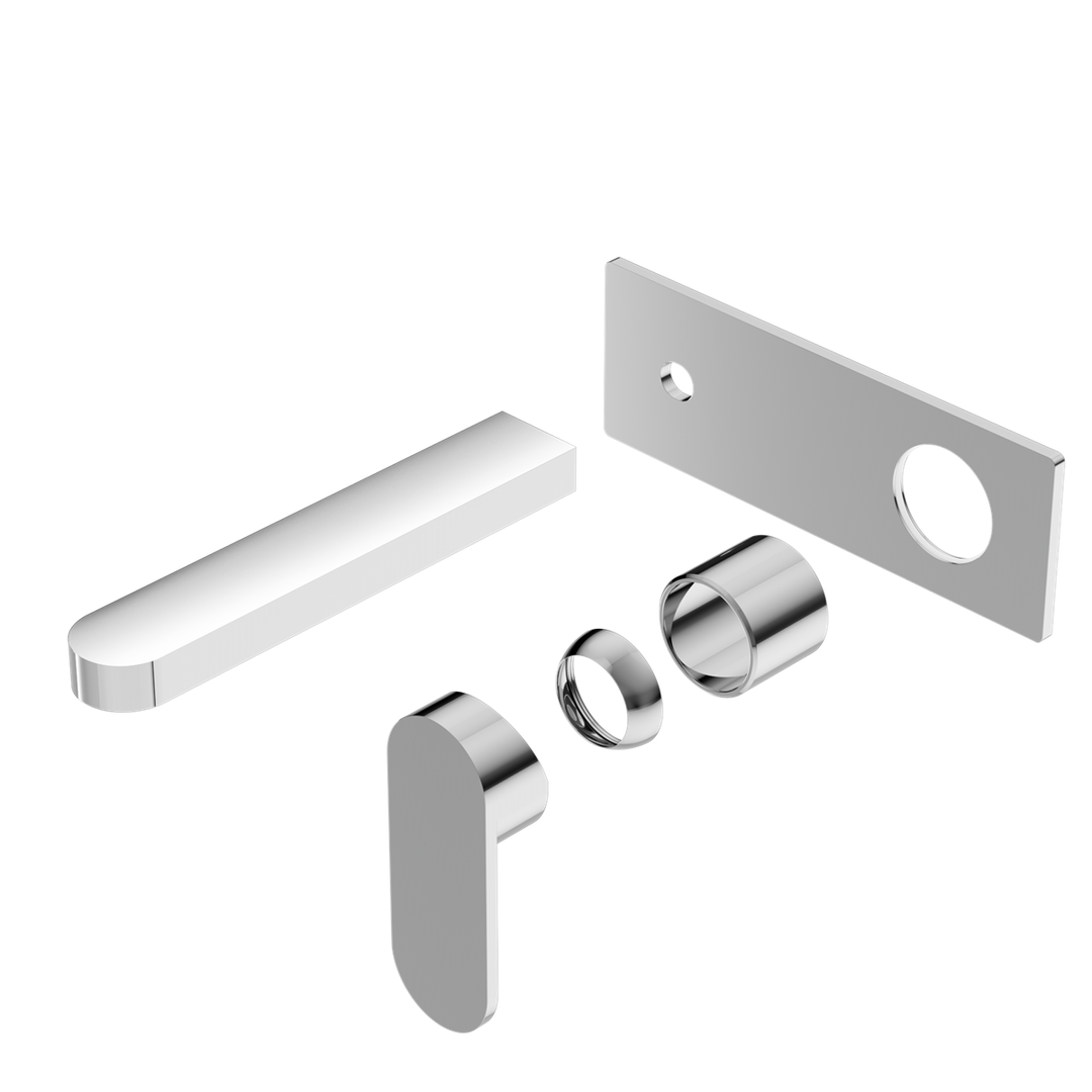 Nero Ecco Wall Basin/Bath Mixer Trim Kits Only Chrome