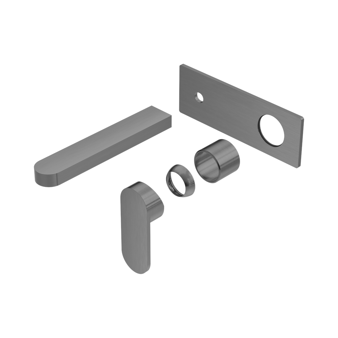 Nero Ecco Wall Basin/Bath Mixer Trim Kits Only Gun Metal