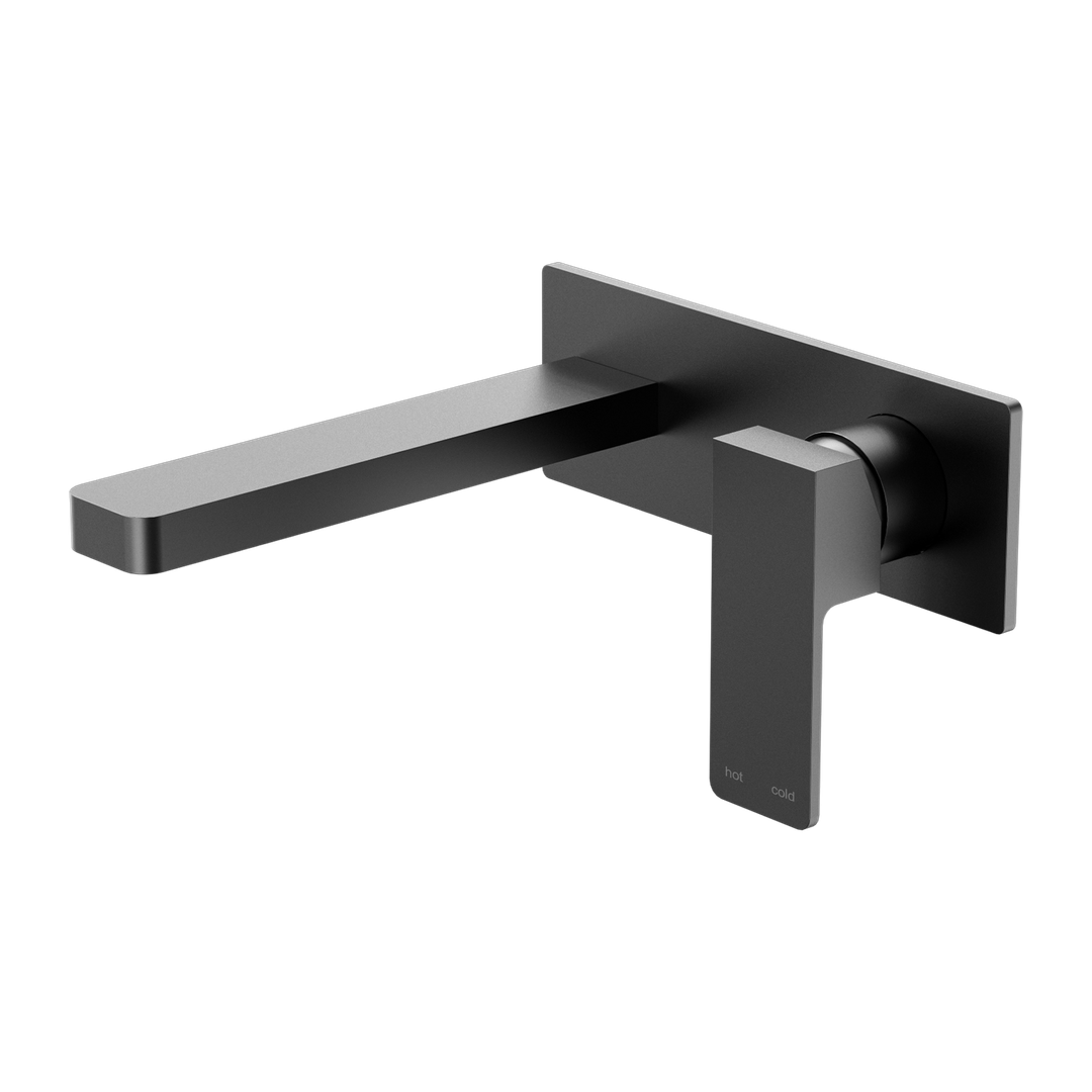 Nero Celia Wall Basin Mixer Matte Black