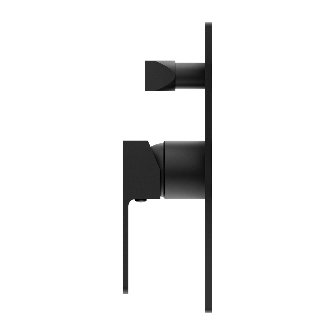 Nero Celia Shower Mixer With Divertor - Matt Black