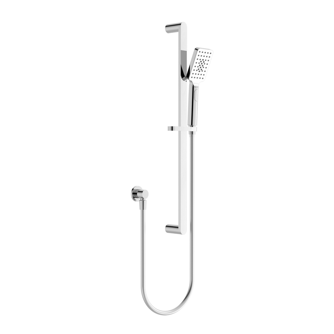Nero Bianca/Ecco Shower Rail Chrome