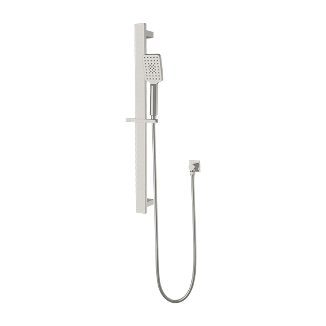Nero Celia New Shower Rail Brushed Nickel