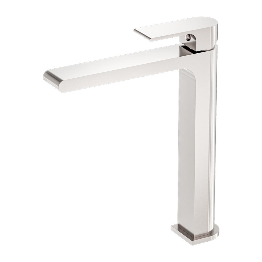 Nero Bianca Tall Basin Mixer Brushed Nickel
