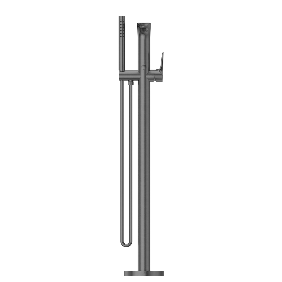Nero Bianca Floor Standing Bath Mixer Gun Metal