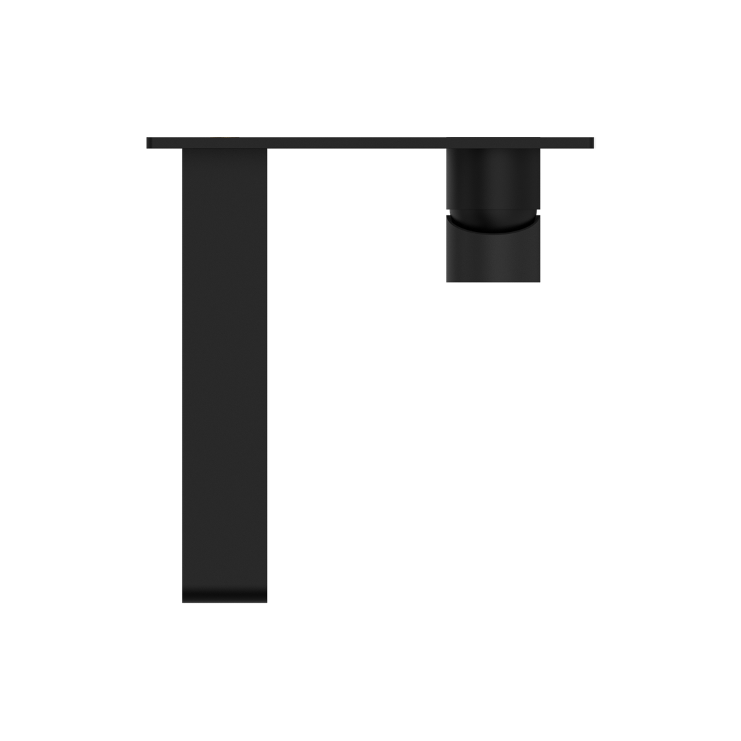 Nero Bianca Wall Basin Mixer Matt Black