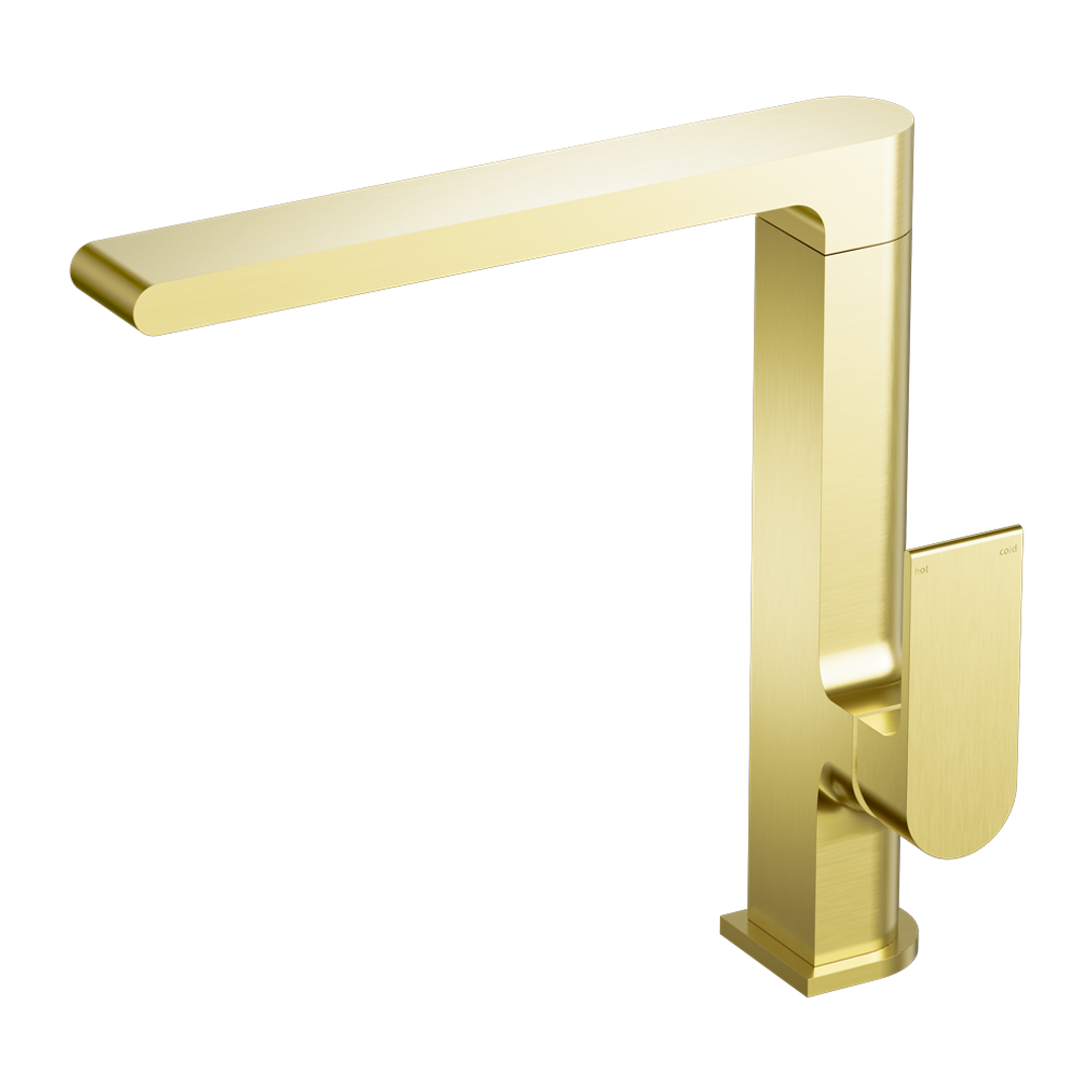 Nero Bianca Kitchen Mixer Brushed Gold